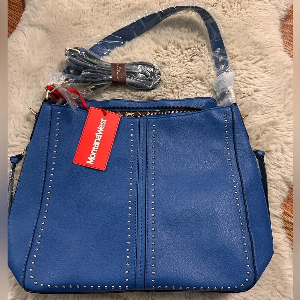 Montana West Hobo Bag with concealed carry pocket with matching wallet/crossbody